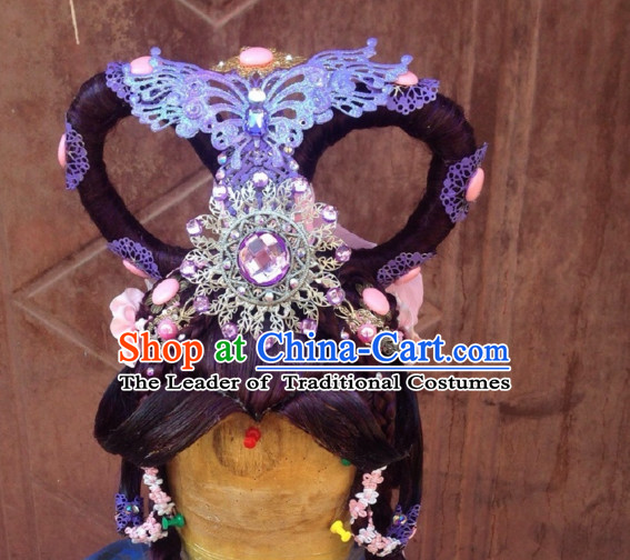 Ancient Chinese Imperial Royal Princess Hair Jewelry Headdress Hairpieces Hair Accessories