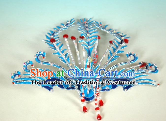 Chinese Ancient Opera Style Lady Phoenix Hairpin Headwear Hair Accessories for Women