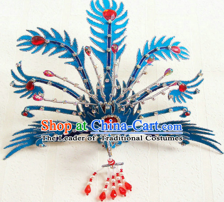 Chinese Ancient Opera Style Phoenix Hairpin Headwear Hair Accessories for Women