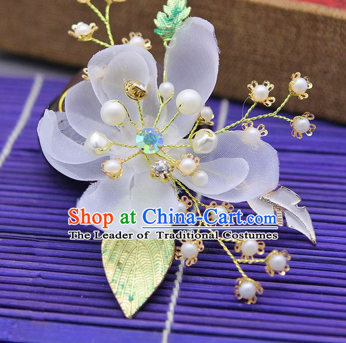 Traditional Handmade Chinese Ancient Classical Hair Accessories Bride Wedding Hairpin, Hanfu Hair Claws for Women