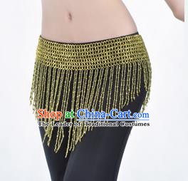 Indian Belly Dance Belts Golden Tassel Waistband India Raks Sharki Waist Accessories for Women