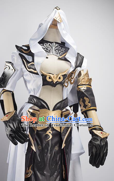 Traditional China Cosplay Swordsman Kawaler Costumes Chinese Ancient Knight-errant Clothing for Men
