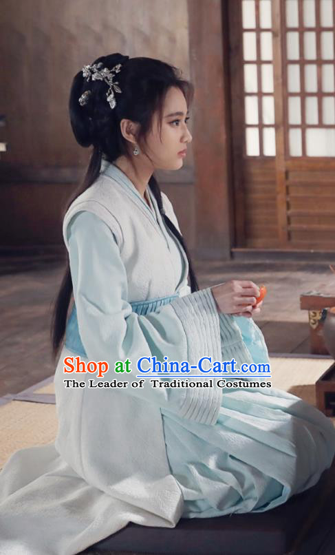 Chinese Ancient Nirvana in Fire Nobility Lady Lin Xi Hanfu Female Physician Replica Costume for Women