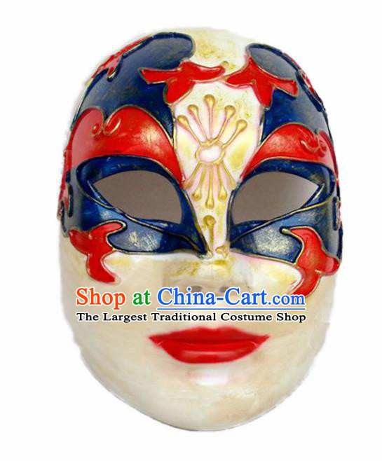 Handmade Halloween Cosplay Clown Mask Fancy Ball Stage Show Face Masks Accessories for Men