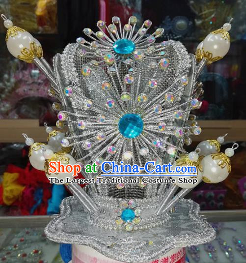 Chinese Traditional Beijing Opera Headwear Peking Opera Niche Hairdo Crown for Adults