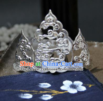 Chinese Ancient Princess Cloud Hair Crown Hairpins Traditional Handmade Hanfu Hair Accessories for Women