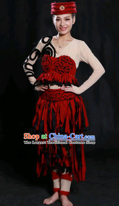 Chinese Spring Festival Gala Modern Dance Short Dress Traditional Fan Dance Compere Costume for Women