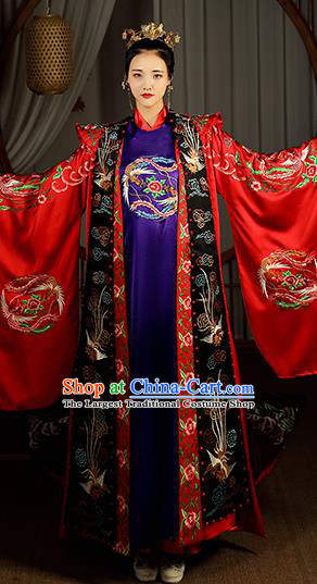 Chinese Ancient Imperial Consort Hanfu Dress Traditional Garment Song Dynasty Court Empress Historical Costumes Complete Set for Woman