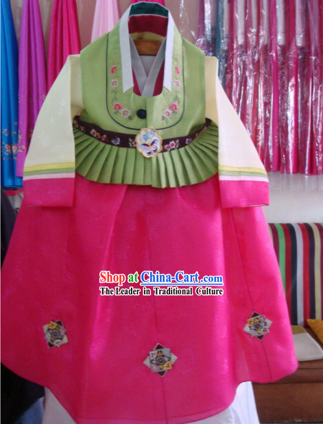 Classical Korean Palace Hanbok Complete Set for Children