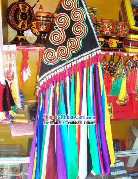 Chinese Traditional Handmade Goat Horn Triangle Bag