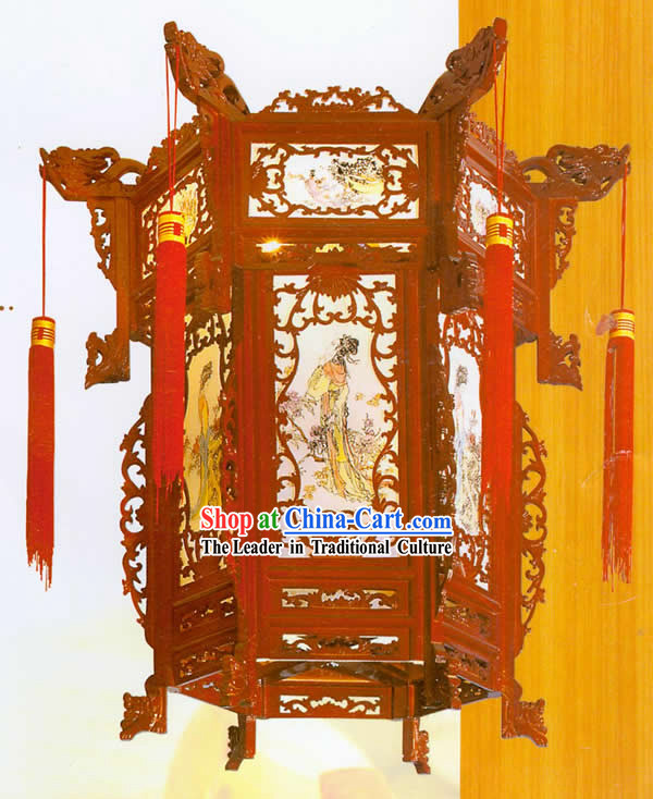 Large Chinese Antique Palace Lanterns