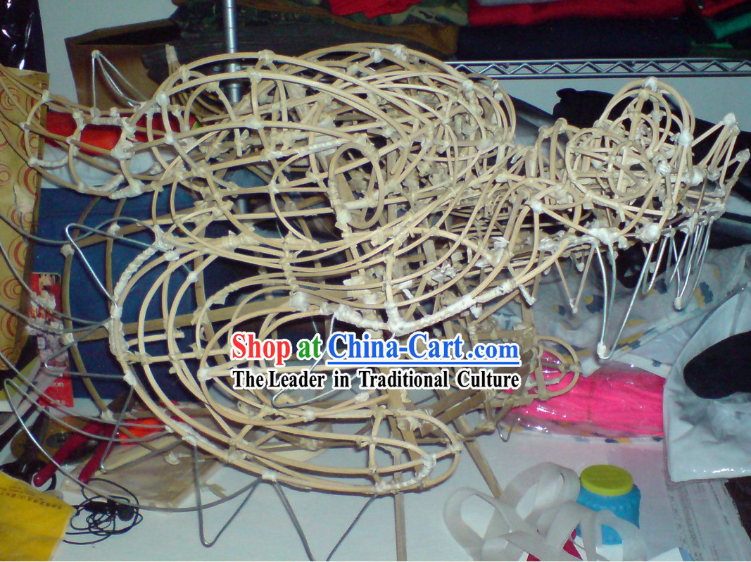 Chinese Dragon Head Bamboo Framework