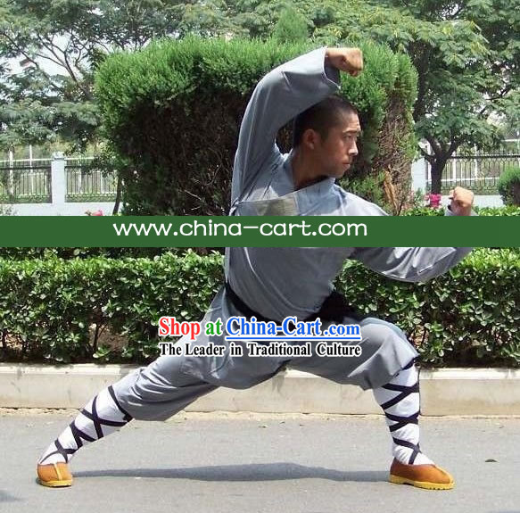 Shaolin Wushu Training Clothes _ Chinese Monk Costume
