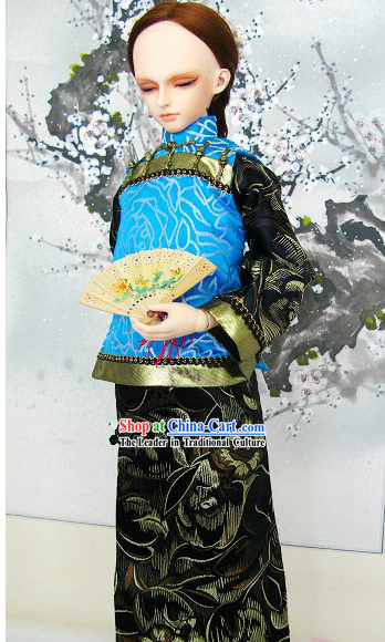 Ancient China Qing Dynasty Chieftain Costumes for Men