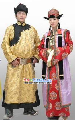Professional Performance Mongolia Costumes for Men and Women