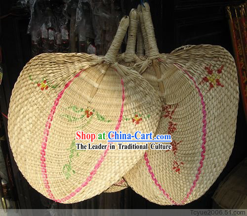 Chinese Handmade Straw Fan