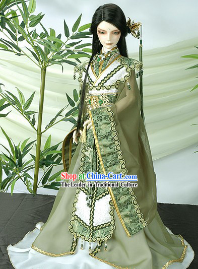 Chinese Ancient Artist Costume Complete Set