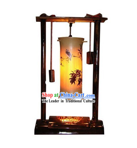 Chinese Hand Made Bamboo Table Lanterns