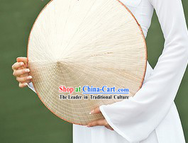 Ancient Style Coolie Hat _ Straw Hat _ Bamboo Farmer Hat _ Peasant Hat