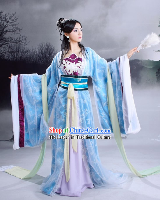 Ancient Chinese Swordswoman Costumes Complete Set