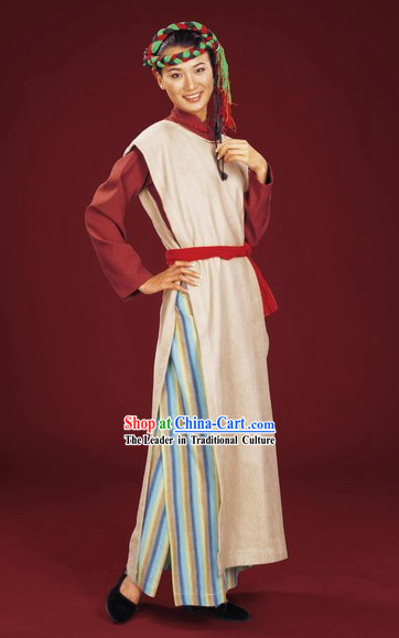 Chinese Minority Costume _ Menba Costume