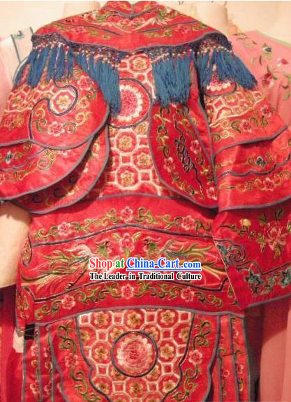 Hand Embroidered and Made Traditional Chinese Ancient Armour for Women