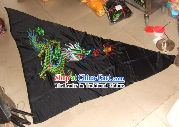 Wushu Flag _ Shaolin Flag_ Large Dragon Dance and Lion Dance Banner