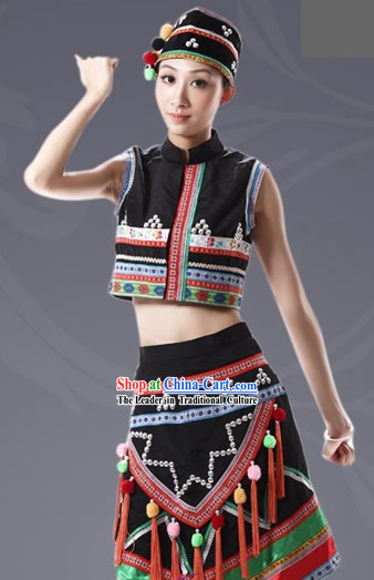 Taiwanese Aborigines Gaoshan Minority Dress Set