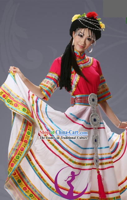 Lagu Minority Classic Dance Costume for Woman
