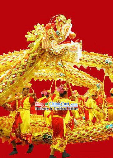 Traditional Chinese Dragon Dance Costume Complete Set