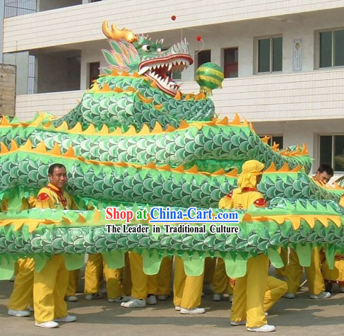 Competition and Parade 20 People Dragon Dance Costume Complete Set