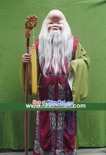 Shou Xing God of Longevity Costume Complete Set