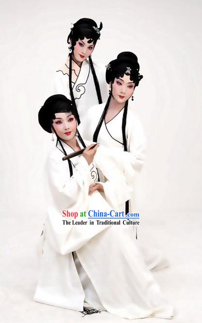 China Peking Opera Hua Dan Costume Three Sets