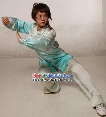 Chinese Color Transition Wushu Uniform