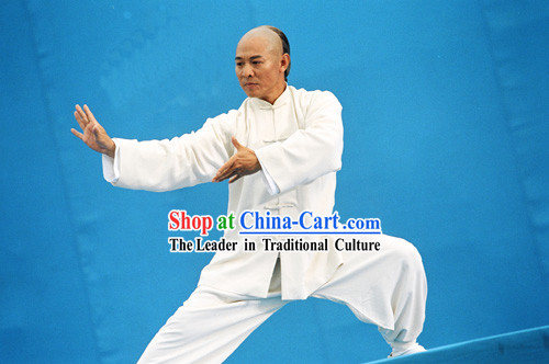 Chinese Kung Fu Master Uniform Complete Set