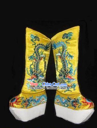 Chinese Beijing Opera Dragon Boots