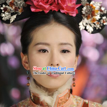 Qing Dynasty Beauty Earrings