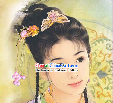 Ancient Style Chinese Flower Hairpin
