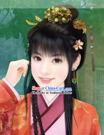 Traditional Chinese Handmade Hair Accessories Set