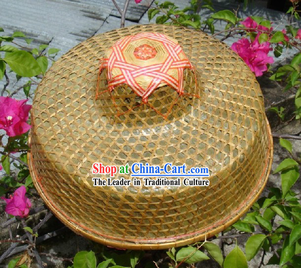 Traditional Chinese Handmade Bamboo Hat