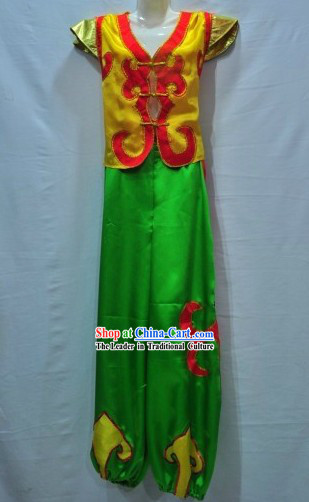Chinese Classic Yangge Dance Costumes for Men