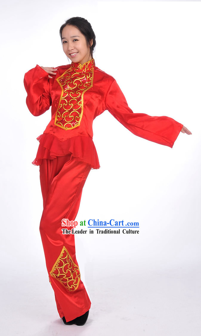 Chinese Spring Festival Celebration Dance Costume for Women