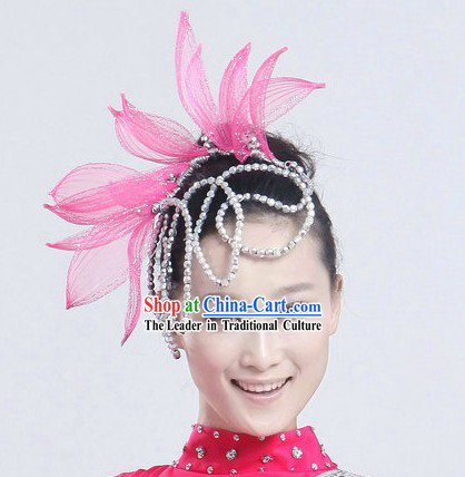 Chinese Fan Dance Headpiece for Women