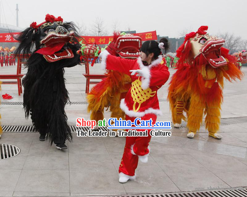 Happy New Year Lion Dance Leading Dancer Uniform