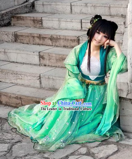 Ancient Chinese Fairy Costumes Complete Set