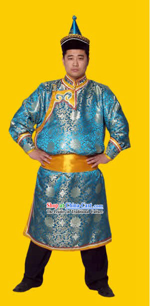 Mongolian Male Dance Suit and Hat