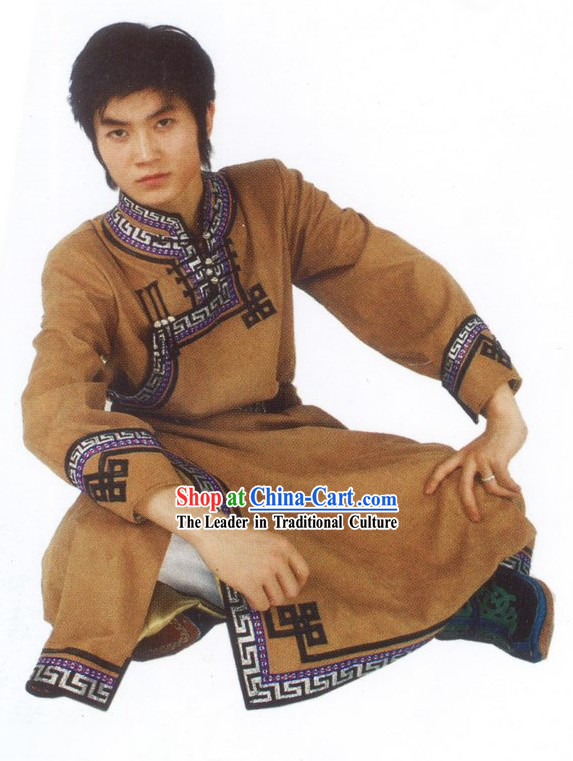 Traditional Mongolian Robe for Men