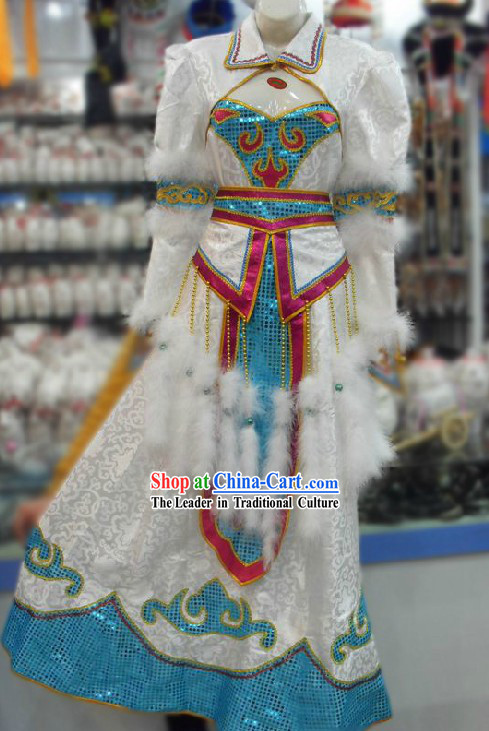 Traditional Mongolian Dance Robe for Women