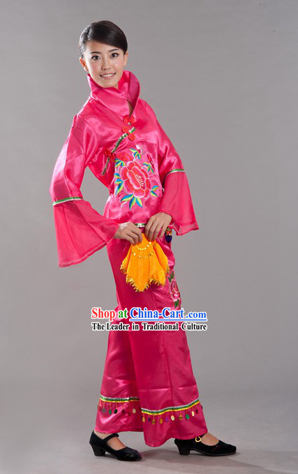 Folk Handkerchief Dance Costume for Women
