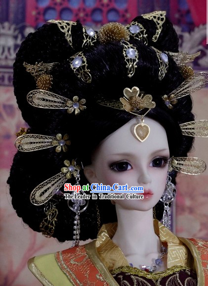 Ancient Chinese Empress Wig and Hair Accessories